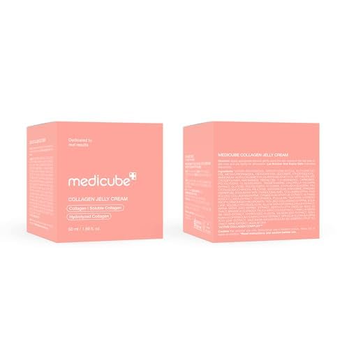 Medicube Collagen Jelly Cream - Niacinamide & Hydrolyzed Collagen, 1.69 Fl Oz
