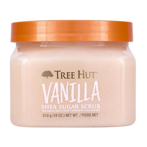 Tree Hut Vanilla Sugar Body Scrub - Exfoliating & Hydrating Shea Butter Scrub for Smoother Skin