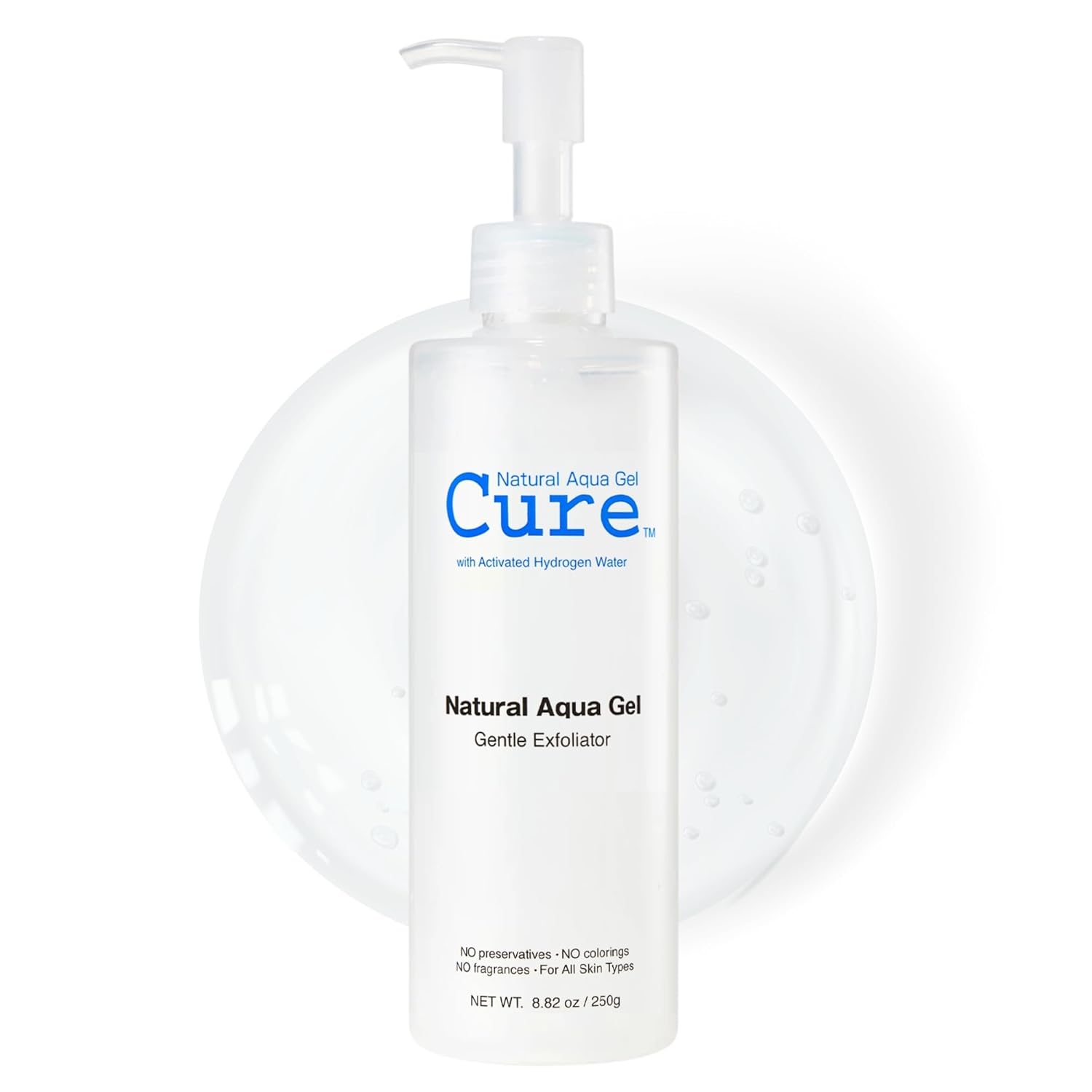Cure by Toyo Gentle Non-Abrasive Aqua Gel Exfoliator for All Skin Types, 8.82oz