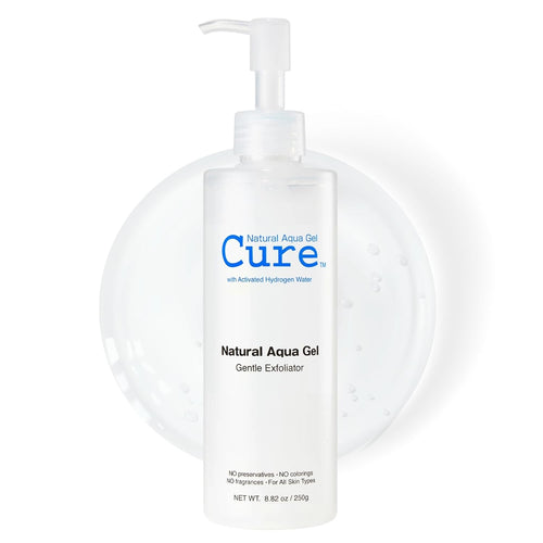 Cure by Toyo Gentle Non-Abrasive Aqua Gel Exfoliator for All Skin Types, 8.82oz