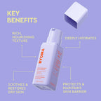 BYOMA Moisturizing Barrier Repair Cream with Bakuchiol for Dry Skin - Anti-Wrinkle, Alcohol-Free (1.69 fl.oz)