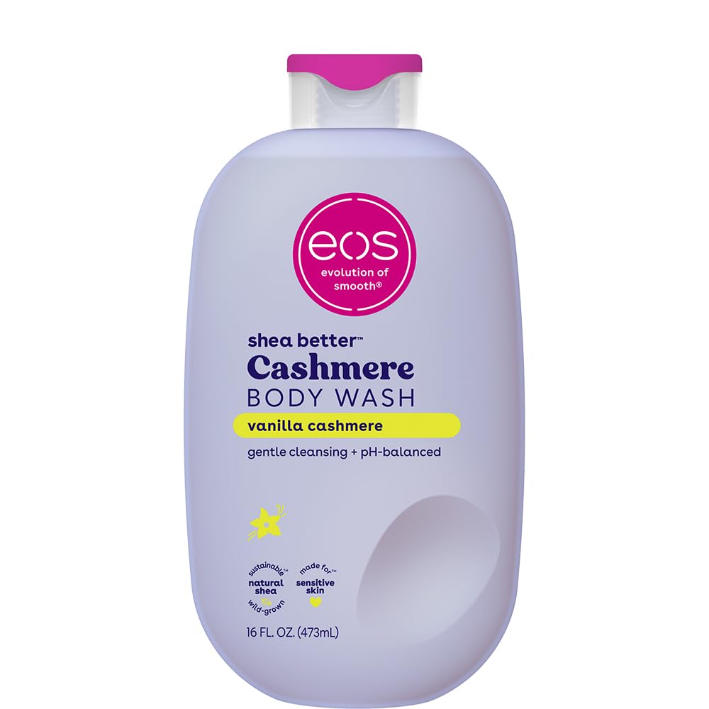 EOS Vanilla Cashmere Moisturizing Body Wash for Sensitive Skin - 16 fl oz