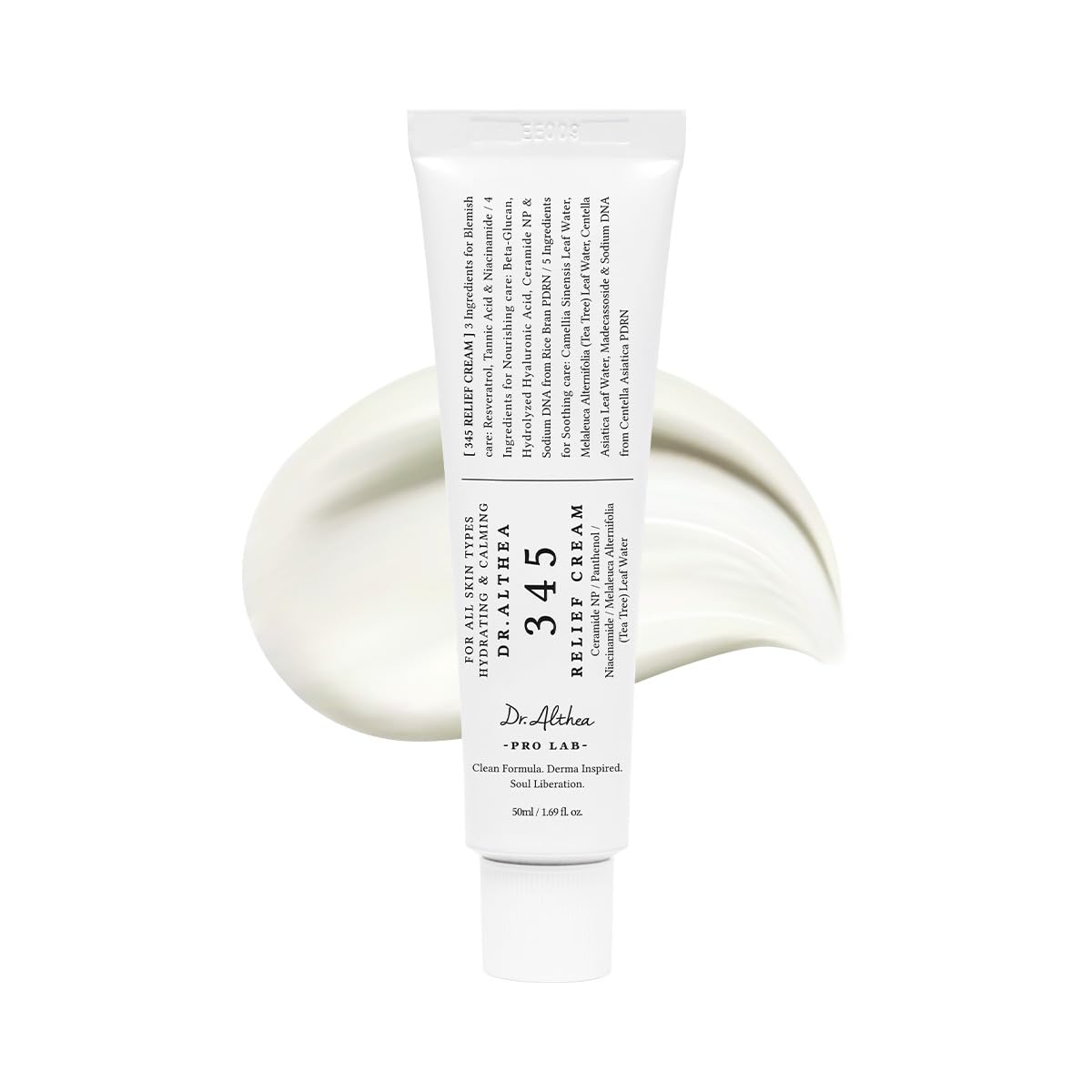 Dr.Althea 345 Relief Cream - Daily Soothing Moisturizer for Blemish Care & Dry Skin Hydration