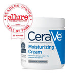 CeraVe Moisturizing Cream - 24-Hour Hydration for Dry Skin, Face & Body Cream with Ceramides & HA, 19 oz