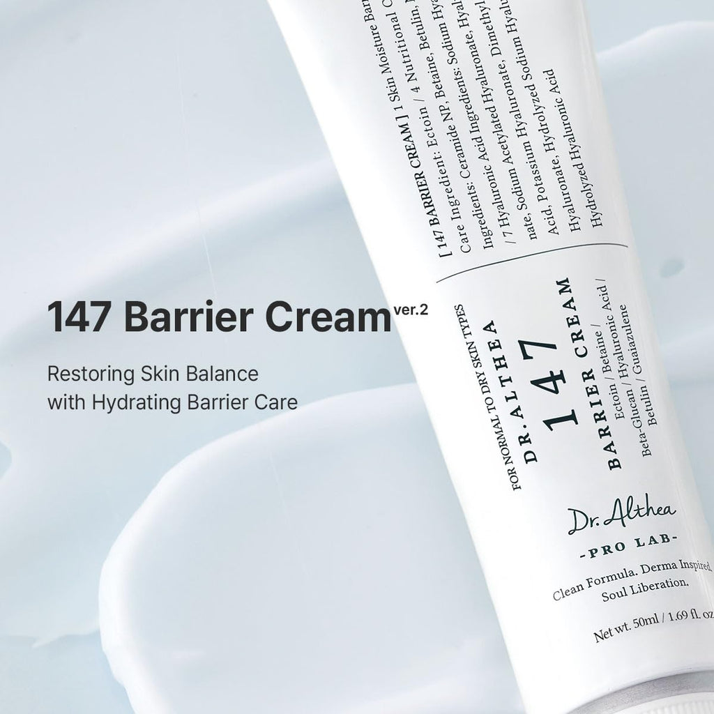 Dr. Althea 147 Barrier Cream - Daily Hydrating Face Moisturizer for Dry Skin