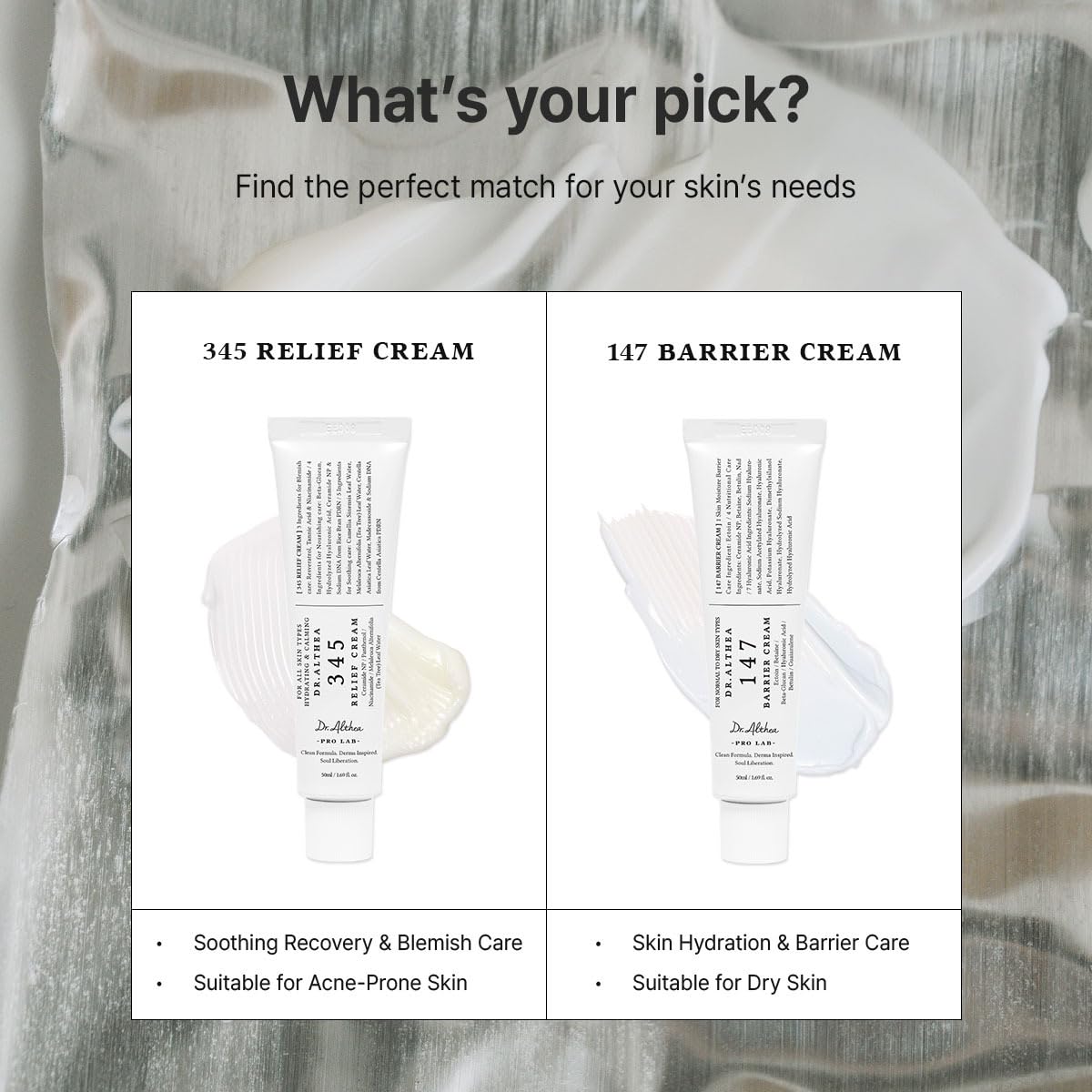 Dr. Althea 147 Barrier Cream - Daily Hydrating Face Moisturizer for Dry Skin