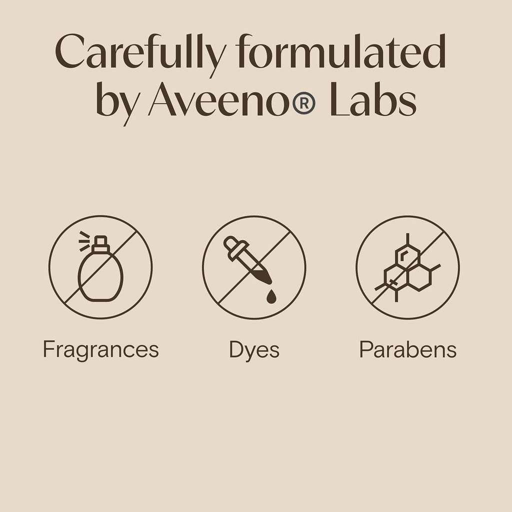 Aveeno Daily Moisturizing Face Lotion with Soothing Prebiotic Oat - For Dry & Sensitive Skin, Lightweight Fragrance-Free Cream, 5 Oz