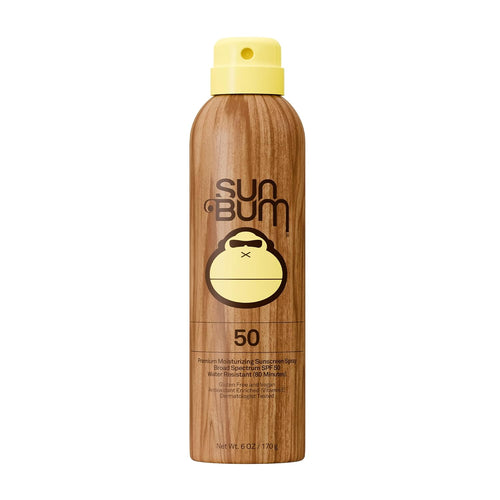 Sun Bum Original SPF 50 Sunscreen Spray - Broad Spectrum Moisturizing Protection (Hawaii 104 Compliant) 6 oz