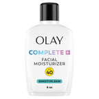 Olay Complete+ Fragrance-Free SPF 40 Face Moisturizer - No White Cast for Sensitive Skin, 6 Oz