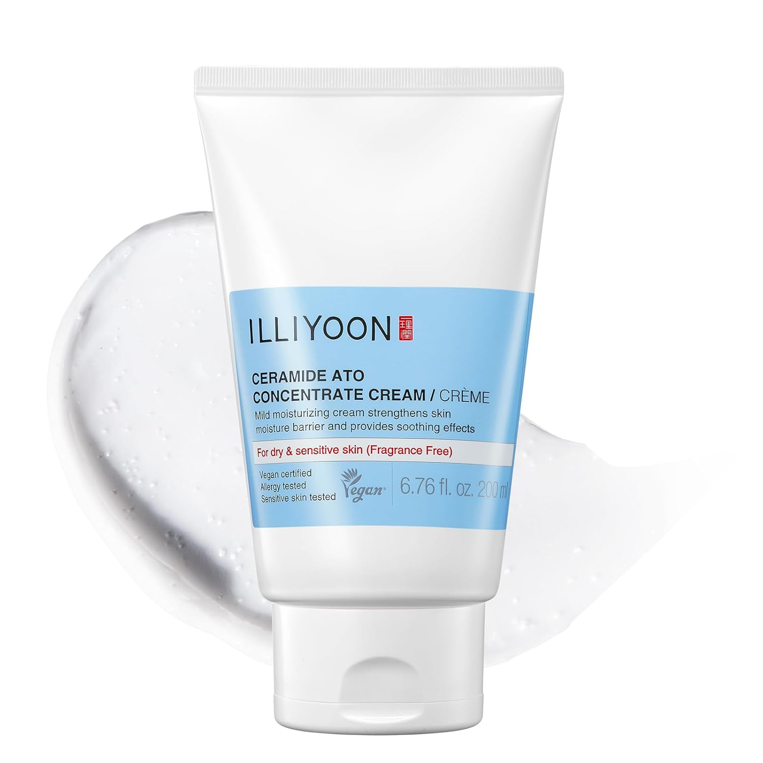 Illiyoon Ceramide Moisturizer for Dry & Sensitive Skin - 100hr Hydration, Vegan Certified