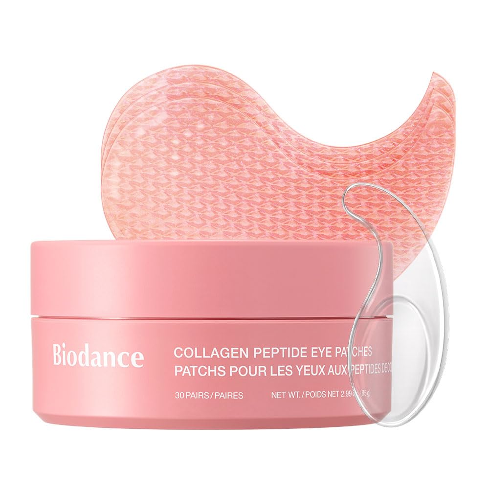 BIODANCE Collagen Peptide Eye Patches for Fine Lines & Wrinkles - 60 Count