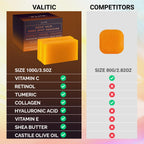 VALITIC Dark Spot Remover Soap Bars - Japanese Complex with Kojic Acid & Turmeric for Even Tone, 2 Pack