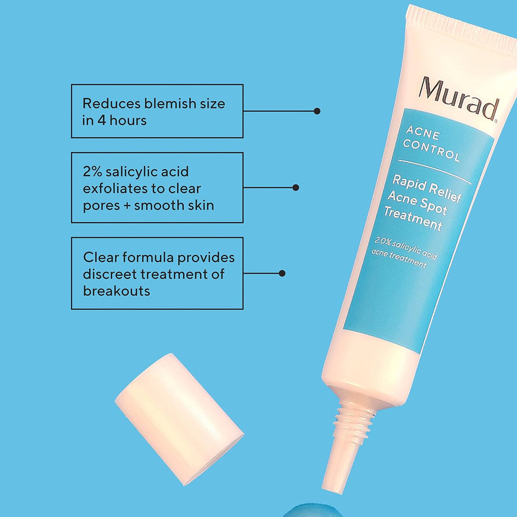 Murad Rapid Relief Acne Spot Treatment - Fast-Acting Blemish Gel with 2% Salicylic Acid