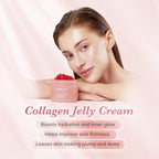 Medicube Collagen Jelly Cream - Niacinamide & Hydrolyzed Collagen, 1.69 Fl Oz