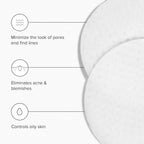 DRMTLGY Exfoliating Face & Body Pads - Glycolic Lactic Salicylic Acid for Acne Pores Wrinkles, 60 Count