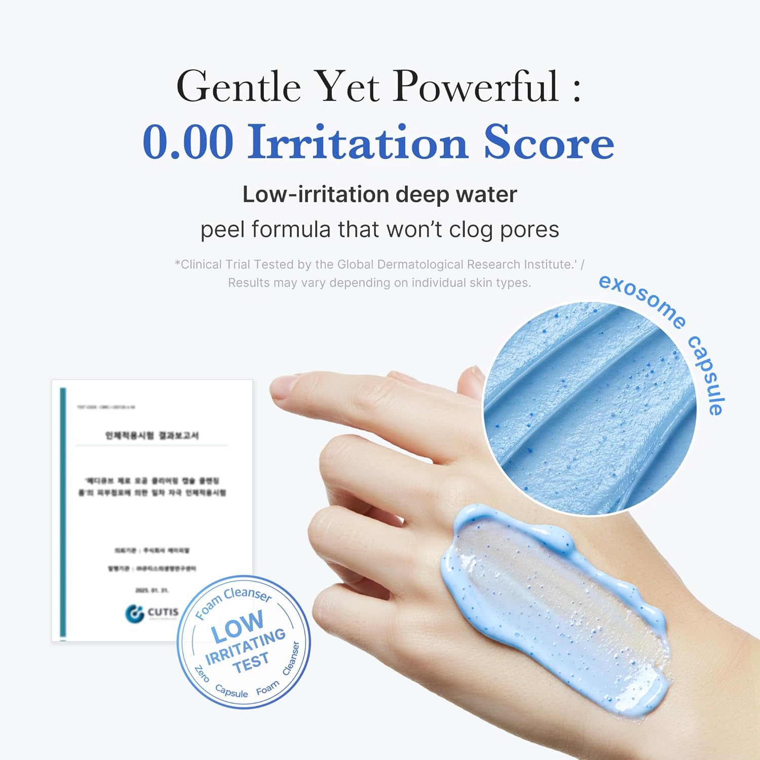 medicube Zero Pore Capsule Cleanser - Gentle Daily Foam for Blackheads & Smoother Skin, 4.23 oz