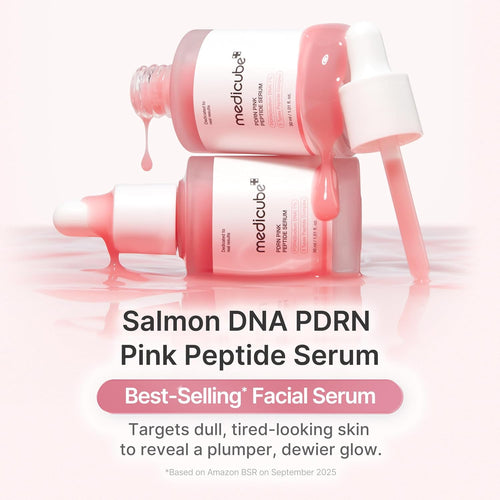 Pink Peptide Serum with Salmon DNA for Even Tone & Firm Skin by Medicube