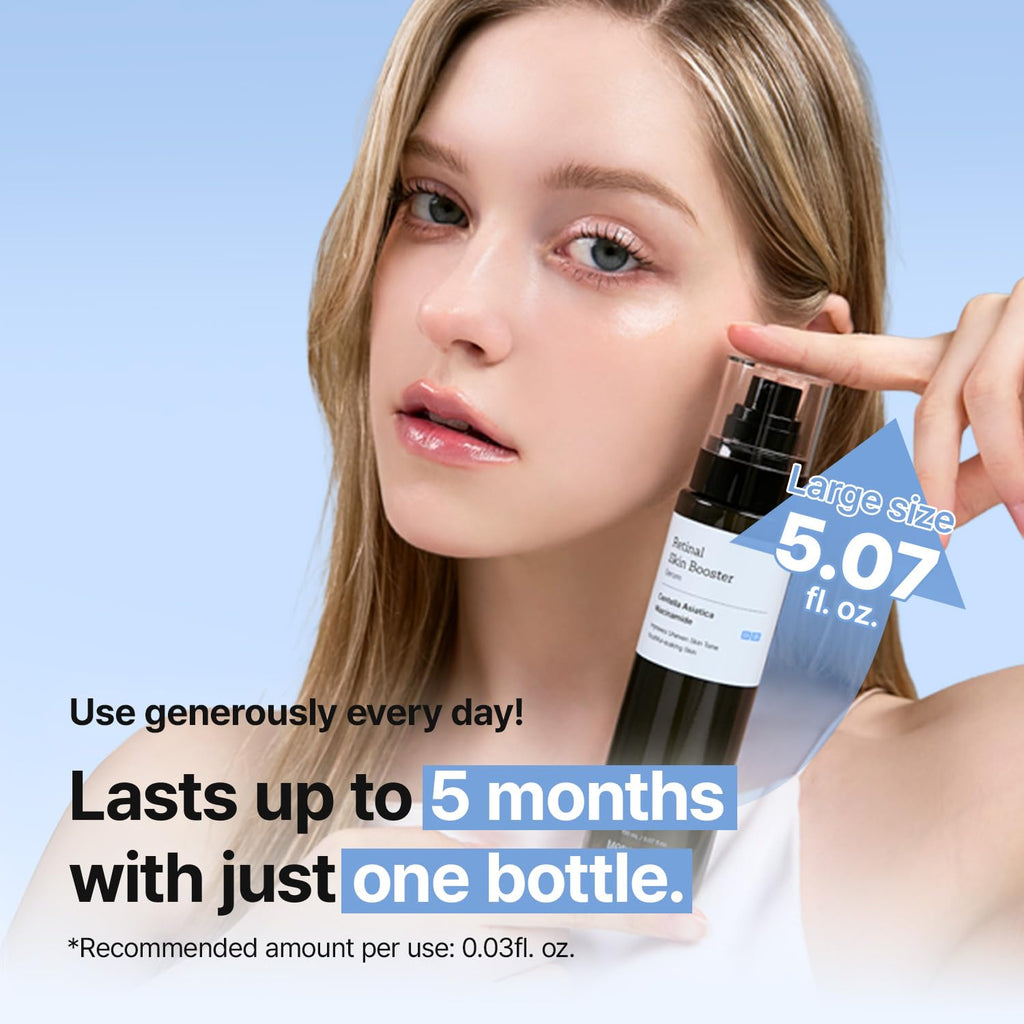 Meditheapy Retinal Skin Booster Serum - Anti-Aging for Fine Lines & Radiance, All Skin Types, 5.07 fl oz