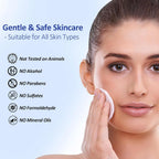 Hicream Glycolic Acid Pads - Dual-Textured Exfoliating Toner for Pore Care & Radiance (50 Count)