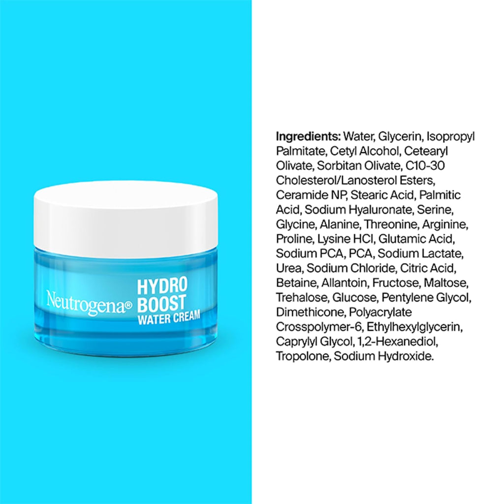 Neutrogena Hydro Boost Hydrating Water Cream for Sensitive Skin - 72-Hour Hydration