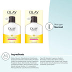 Olay Complete Face Moisturizer with SPF 15 Sunscreen - Lightweight Hydrating Lotion for Normal Skin (2 Pack)