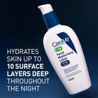 CeraVe PM Night Moisturizing Lotion for Face - Oil-Free, Lightweight Formula with Hyaluronic Acid & Niacinamide, 3 Oz