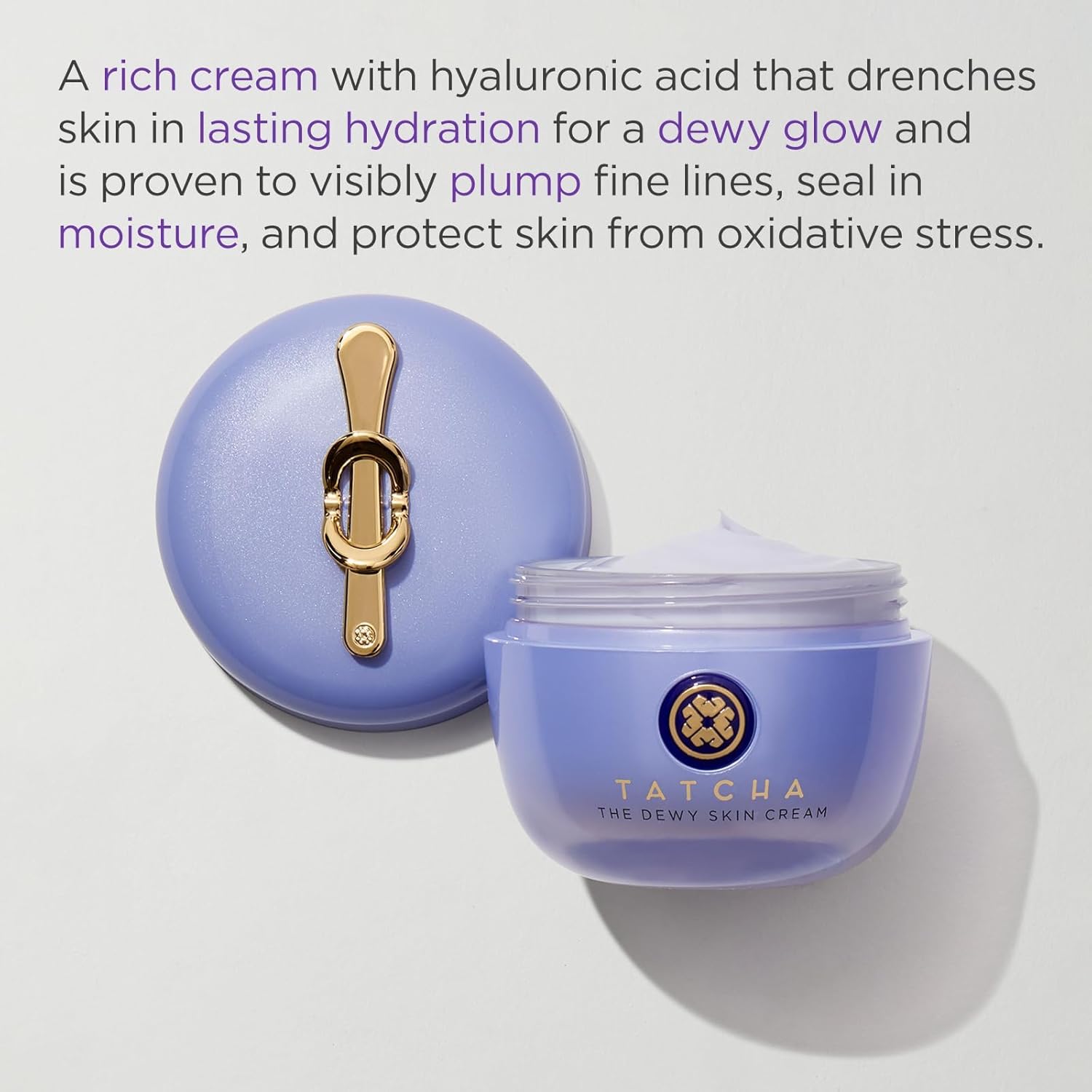 TATCHA The Dewy Skin Cream - Rich Hydrating Face Moisturizer for Dry & Combo Skin