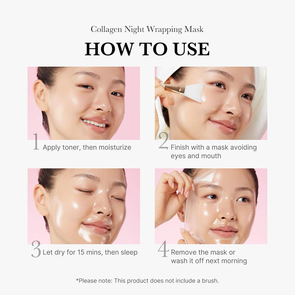Medicube Overnight Collagen Peel-Off Mask for Firmer Skin (2.53 fl oz)
