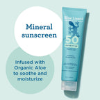 Blue Lizard Sensitive Mineral SPF 50 Sunscreen Lotion - 100% Mineral, 5 fl oz for Sensitive Skin