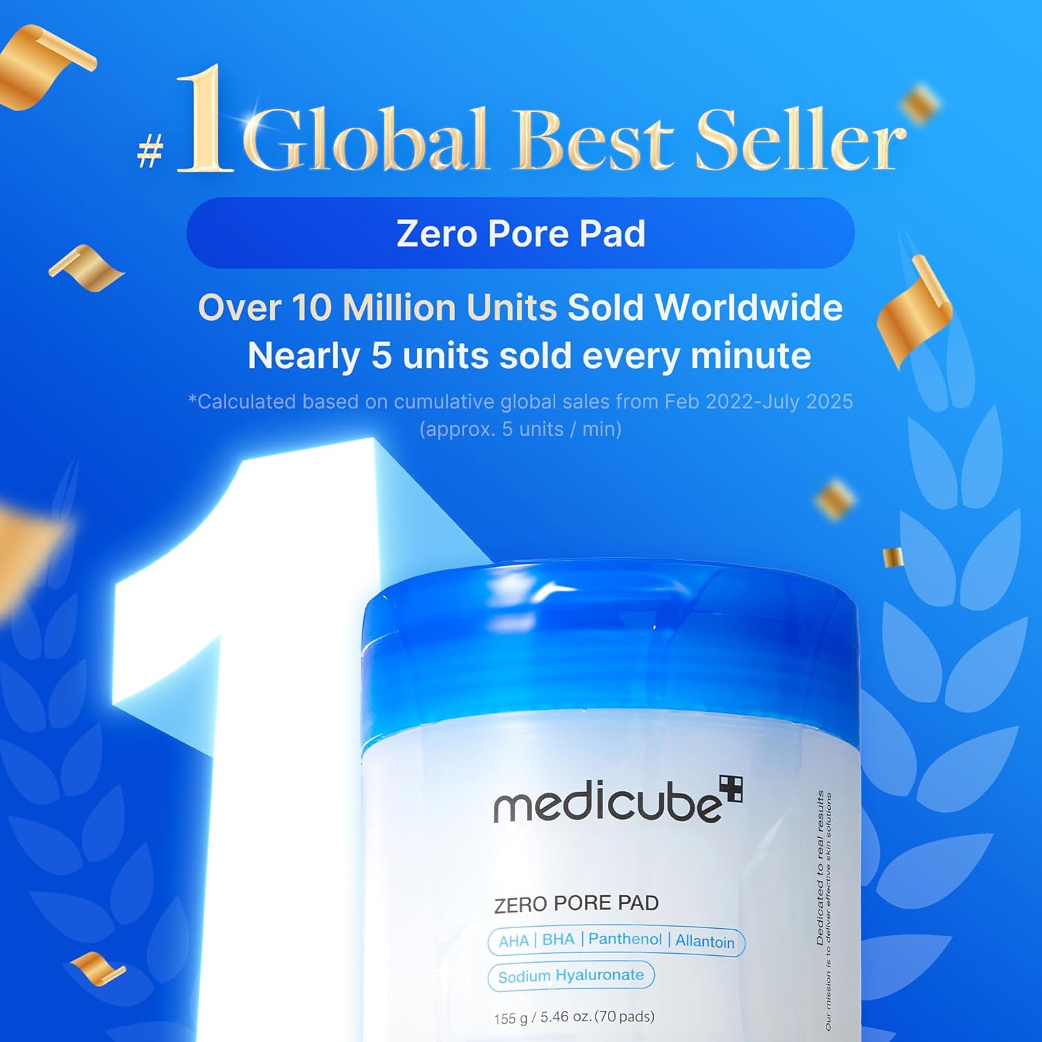 Medicube Zero Pore Pad 2.0 - Dual-Textured Toner Pads for Exfoliation & Pore Care, 70 Count