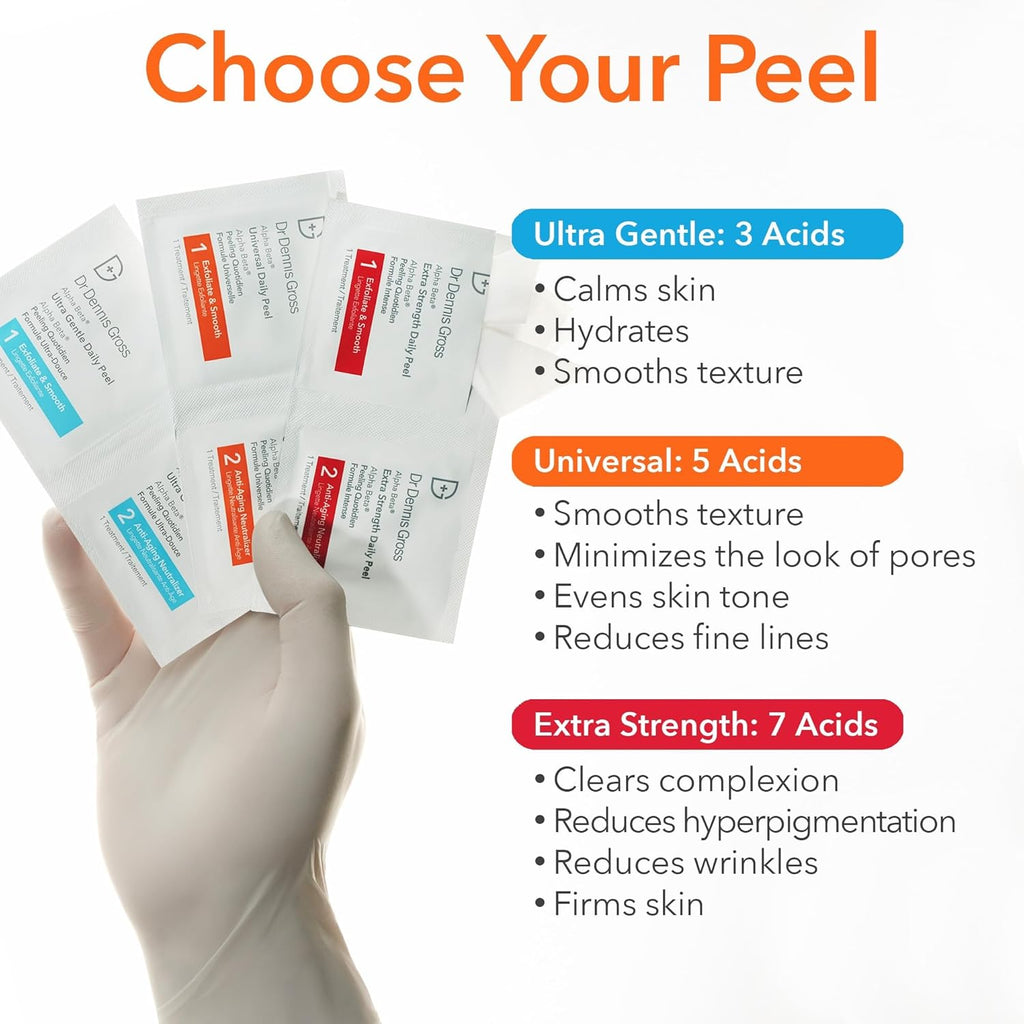 Dr Dennis Gross Alpha Beta Universal Daily Peel for Uneven Tone & Pores - 5 Treatments