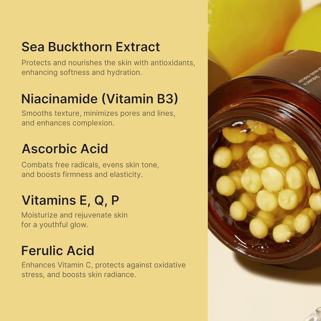 Medicube Deep Vitamin C Face Cream for Radiance & Firm Skin - Liposome-Capsulated Formula, 1.94 oz