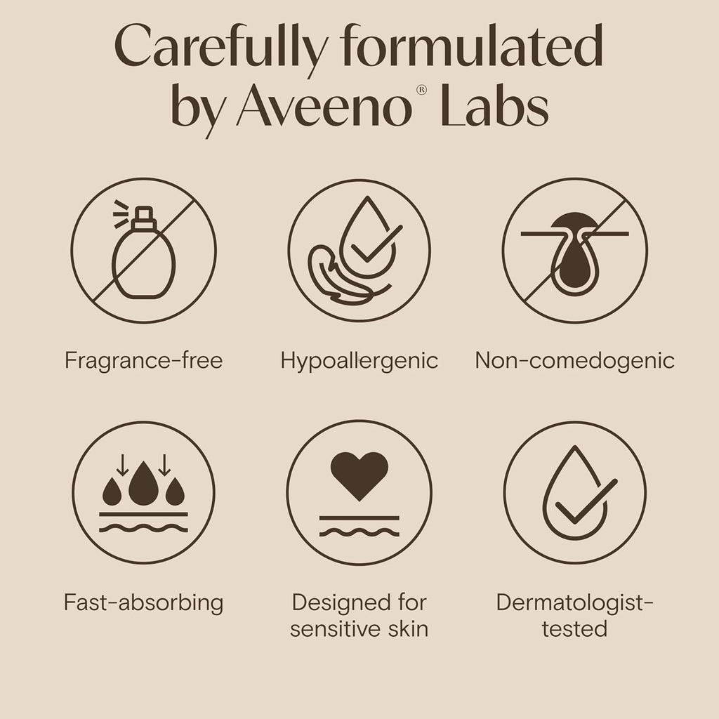 Aveeno Calm + Restore Fragrance-Free Oat Gel Moisturizer for Sensitive Skin