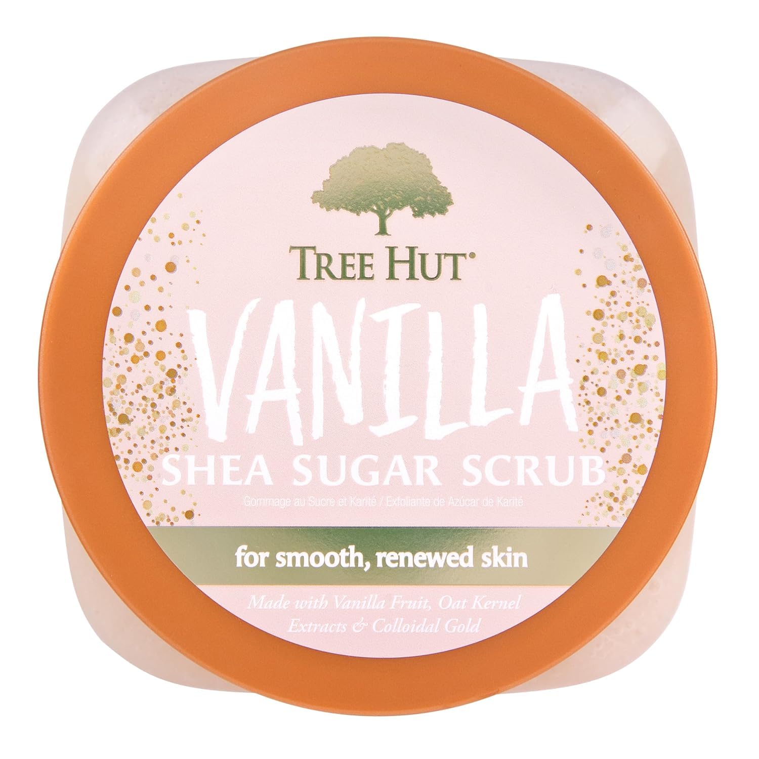 Tree Hut Vanilla Sugar Body Scrub - Exfoliating & Hydrating Shea Butter Scrub for Smoother Skin