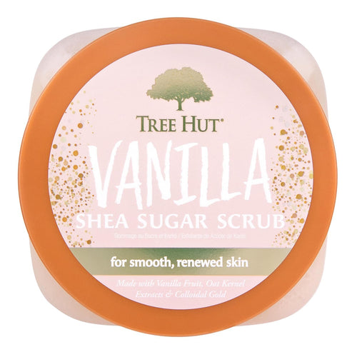 Tree Hut Vanilla Sugar Body Scrub - Exfoliating & Hydrating Shea Butter Scrub for Smoother Skin