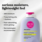 eos Shea Better Body Lotion Vanilla Cashmere - 24-Hour Moisturizing, Lightweight & Non-Greasy