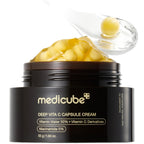 Medicube Deep Vitamin C Face Cream for Radiance & Firm Skin - Liposome-Capsulated Formula, 1.94 oz