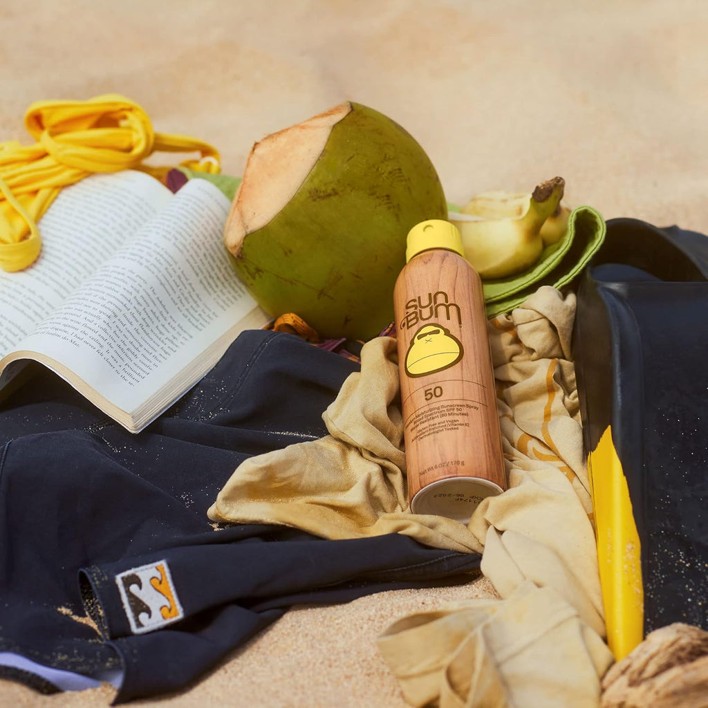 Sun Bum Original SPF 50 Sunscreen Spray - Broad Spectrum Moisturizing Protection (Hawaii 104 Compliant) 6 oz