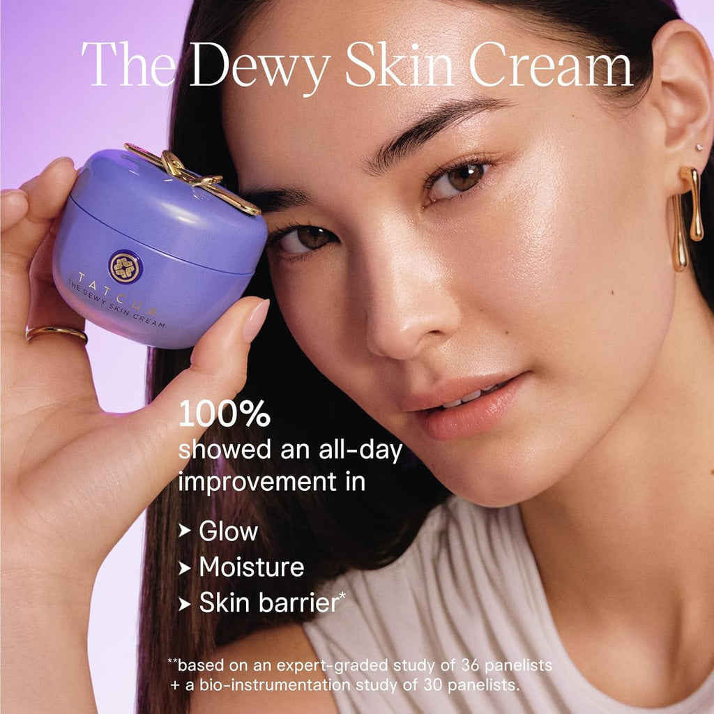 TATCHA The Dewy Skin Cream - Rich Hydrating Face Moisturizer for Dry & Combo Skin