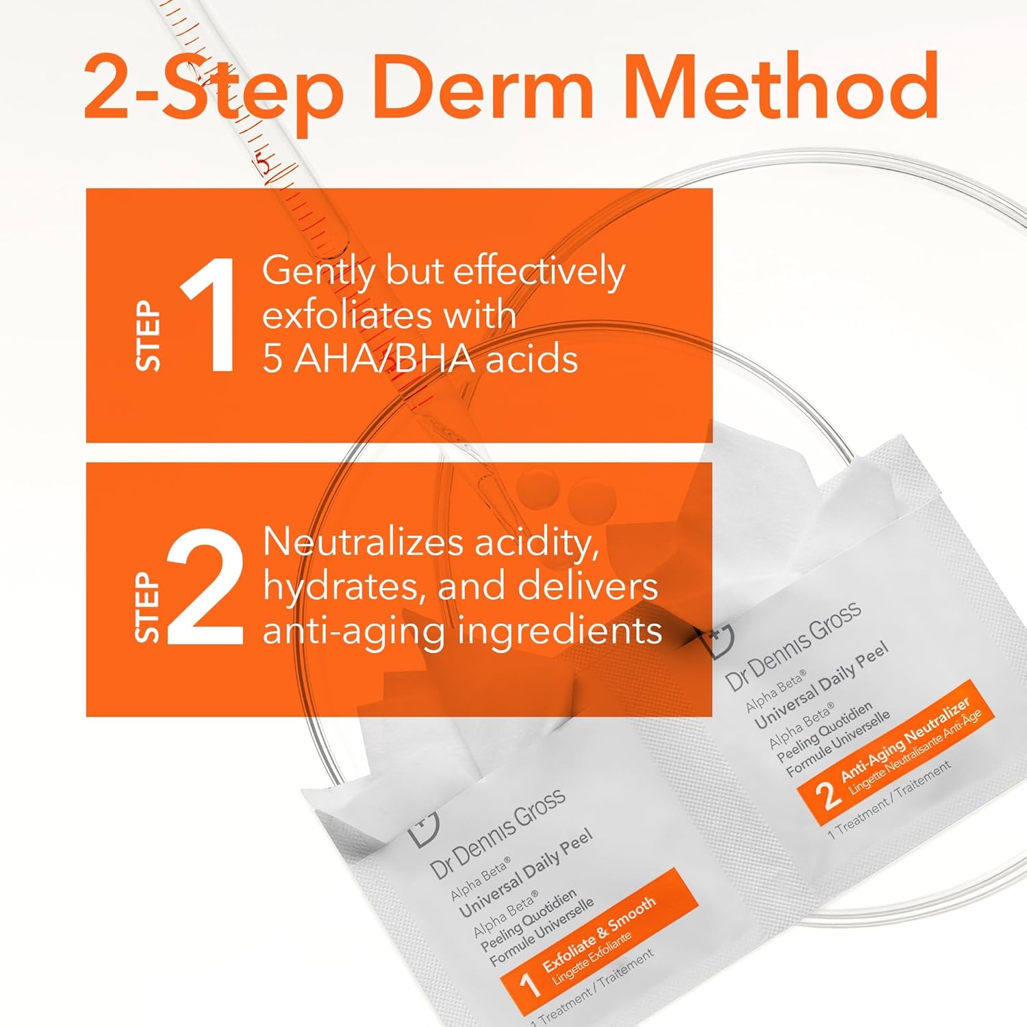 Dr Dennis Gross Alpha Beta Universal Daily Peel for Uneven Tone & Pores - 5 Treatments