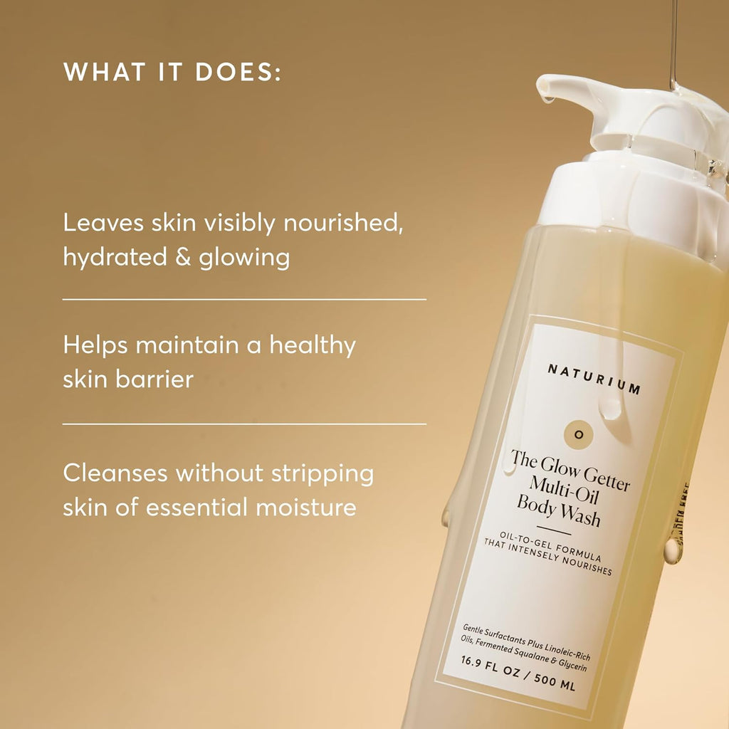 Naturium Glow Getter Hydrating Body Wash for All Skin Types - 16.9 oz