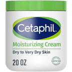 Cetaphil Fragrance-Free Face & Body Cream for Dry Skin - 48-Hour Hydration in a 20oz Jar
