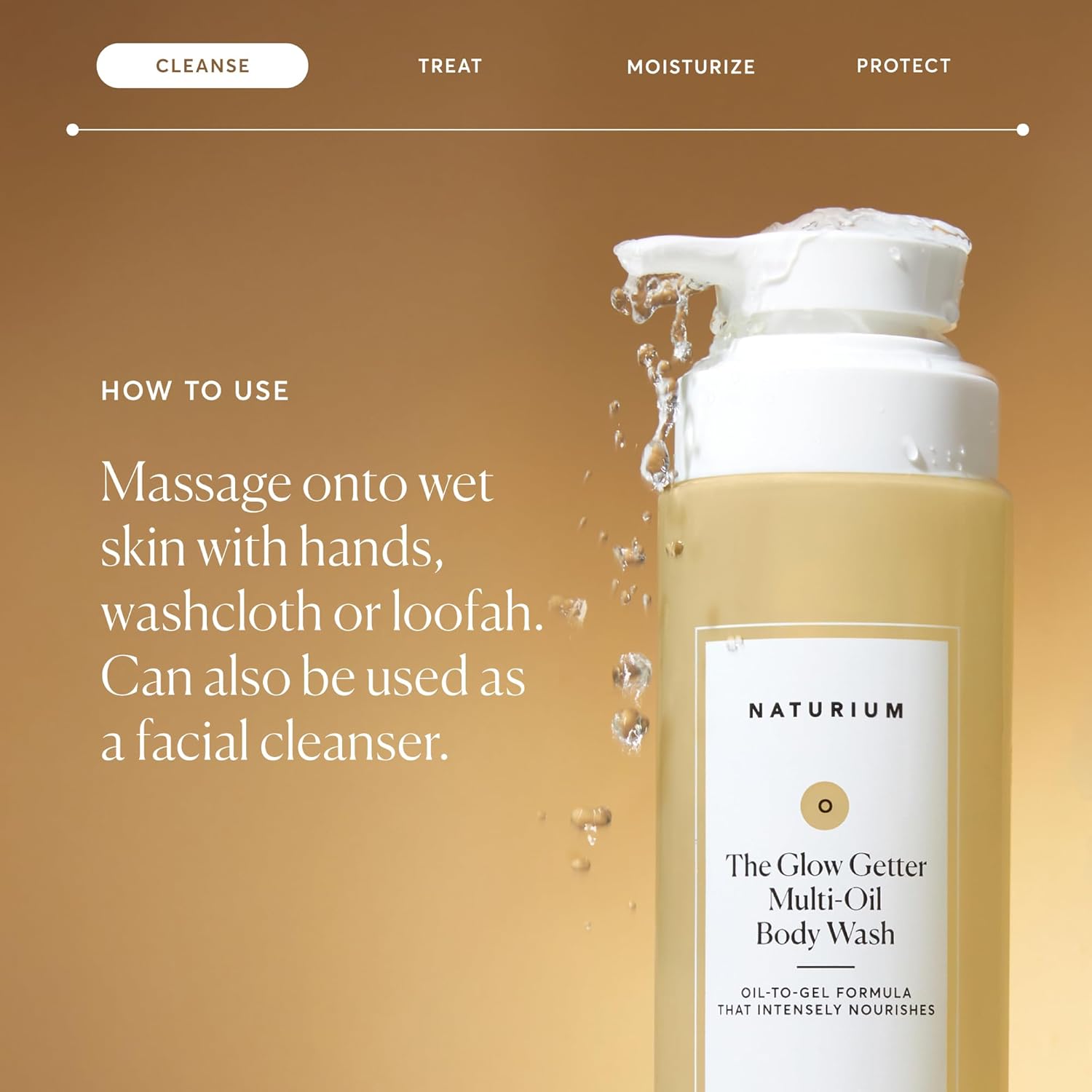 Naturium Glow Getter Hydrating Body Wash for All Skin Types - 16.9 oz
