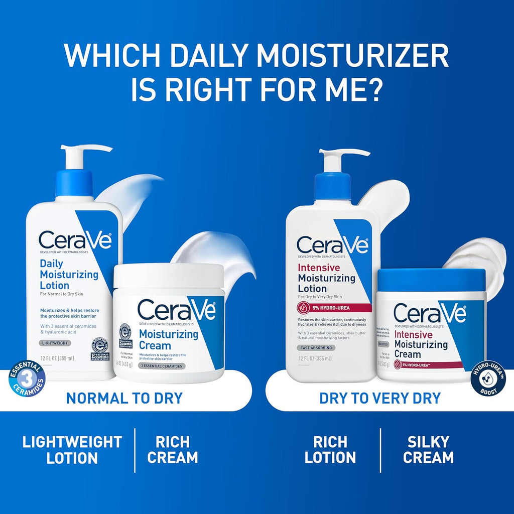 CeraVe Daily Moisturizing Lotion for Dry Skin - With Hyaluronic Acid & Ceramides, Fragrance-Free, 19 oz