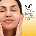 Olay Complete+ Fragrance-Free SPF 40 Face Moisturizer - No White Cast for Sensitive Skin, 6 Oz