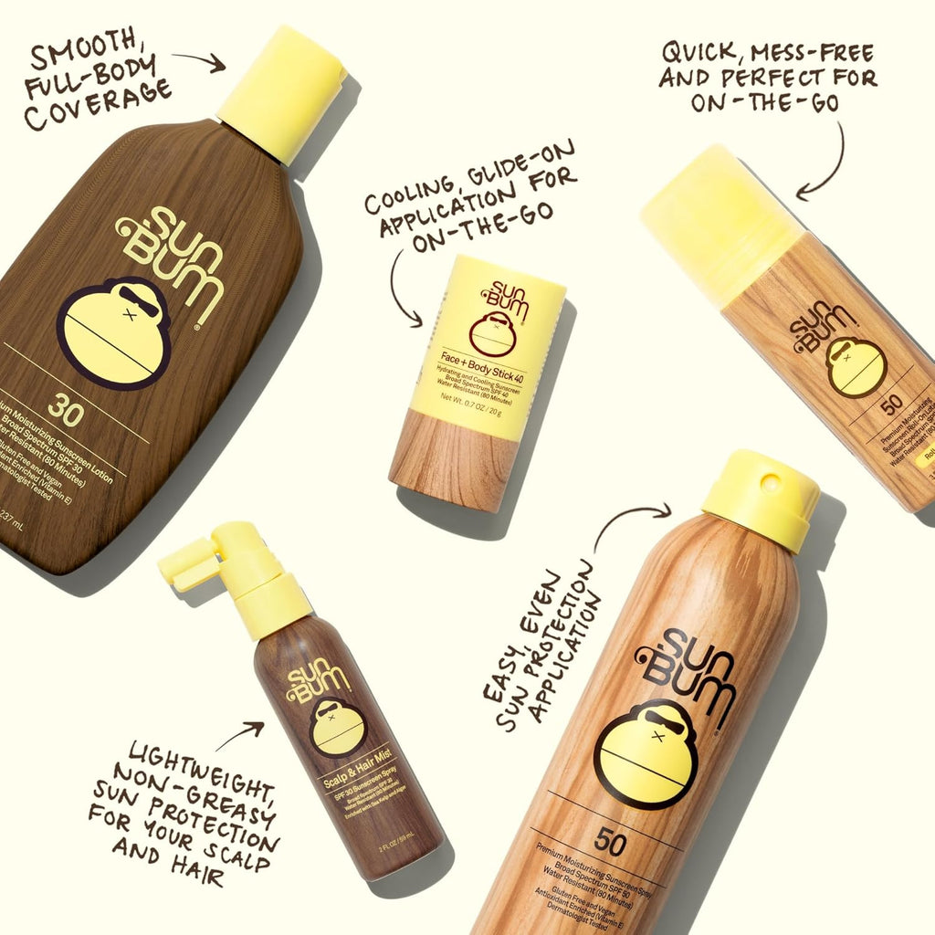 Sun Bum Original SPF 50 Sunscreen Spray - Broad Spectrum Moisturizing Protection (Hawaii 104 Compliant) 6 oz