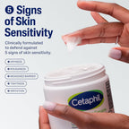 Cetaphil Fragrance-Free Face & Body Cream for Dry Skin - 48-Hour Hydration in a 20oz Jar