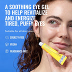 Good Molecules Wake Up Eye Gel - Hydrating Under-Eye Cream with Yerba Mate & Caffeine for Dark Circles