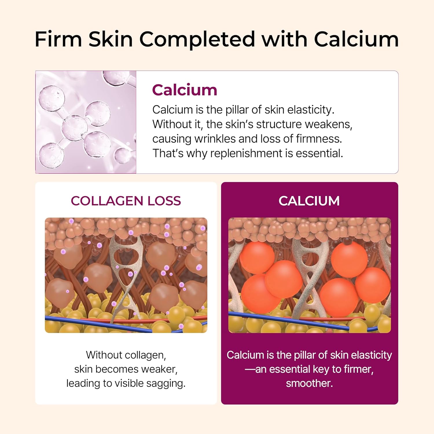 Dr.Melaxin Calcium Collagen Eye Balm Stick for Wrinkles & Dark Circles - Sensitive Skin Safe
