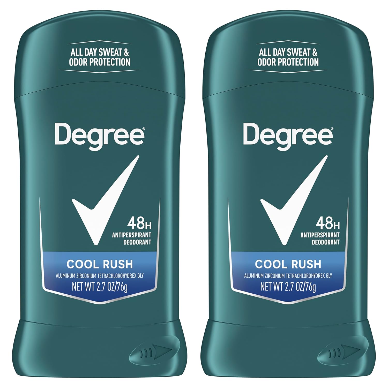 Degree Men Cool Rush Antiperspirant Deodorant - 48-Hour Sweat Block Twin Pack